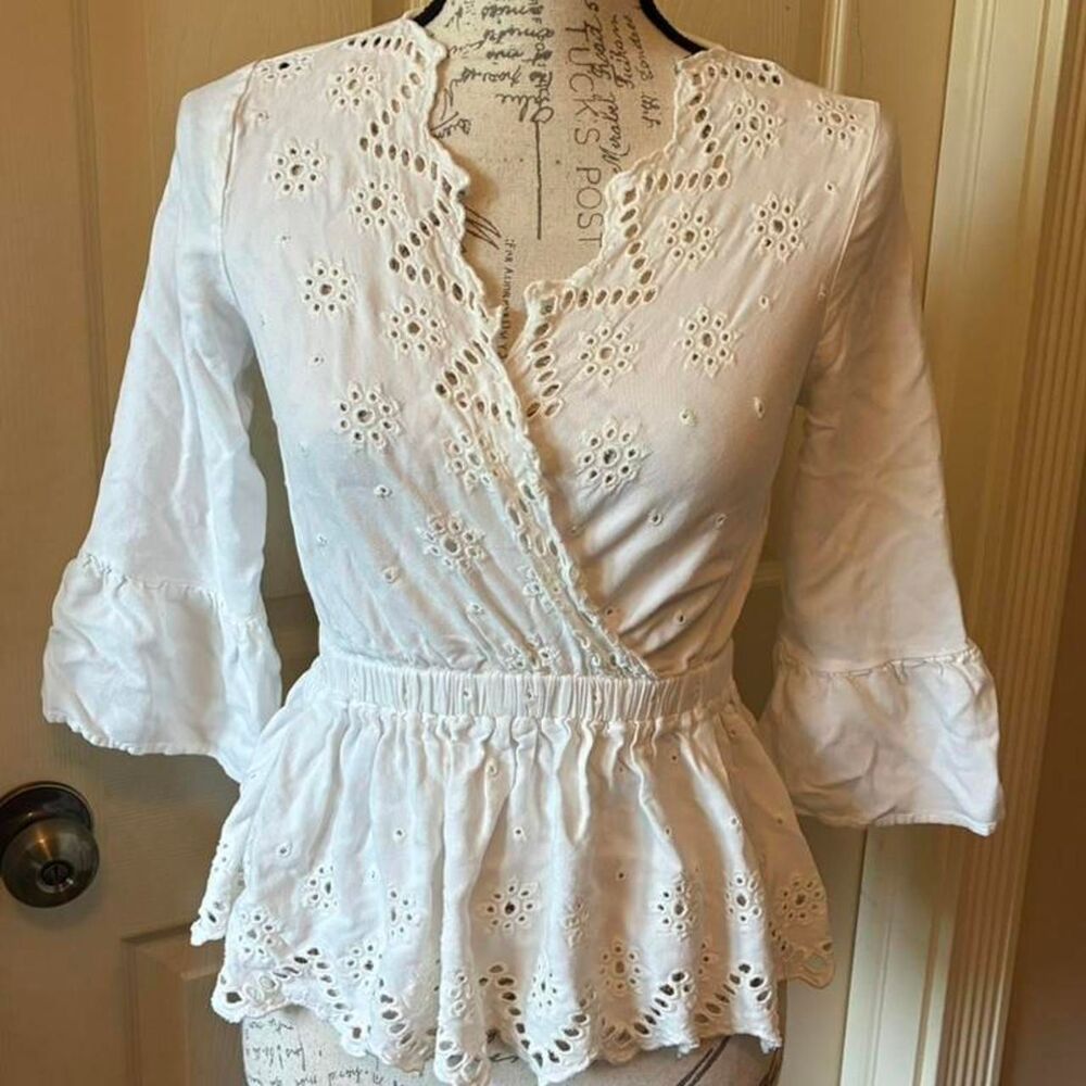 Express Women's White Blouse